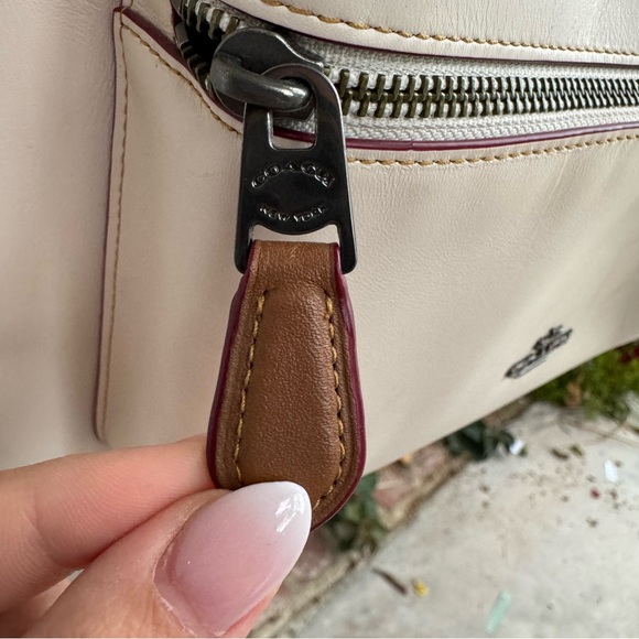 RARE DISNEY X COACH Charlie backpack large chalk white with Mickey Mouse - Picture 5 of 15